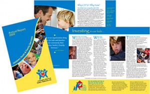 annualreport graphic design for brochurs